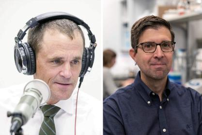 Side by side of Jim Ryan and John Lukens