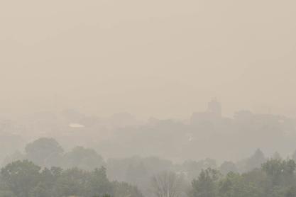 Canada wildfire smoke in Charlottesville
